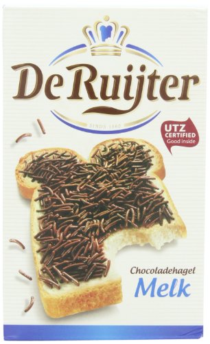 Deruyter Chocoadehagel Melk(Milk Chocolate Sprinkles), 14-Ounce Boxes (Pack of 3) 