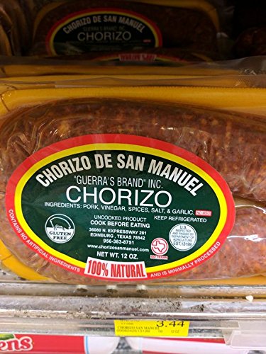 Chorizo de San Manuel Pork Chorizo 12 Oz (4 Pack)