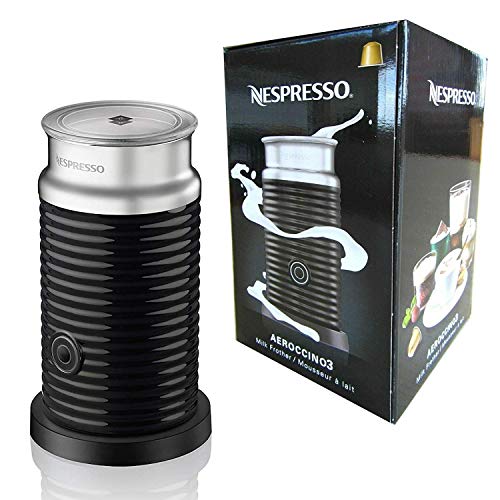 Nespresso zwart Aeroccino 3 melkopschuimer, metaal 