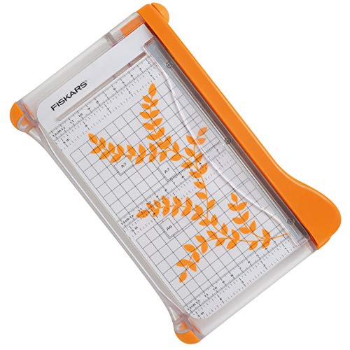 Fiskars Papiersnijder met hefboom, papiersnijder, A5, met vingerbescherming, 1003922