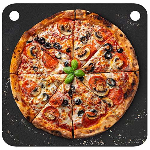 Primica Pizza Steel for Oven and Grill - 13.6” x 13.6” x ¼” Baking Steel Durable and High-Performance, Baking Stone for Regular Oven, Stone Oven or BBQ Grill, Bake a Perfect Crust at Home