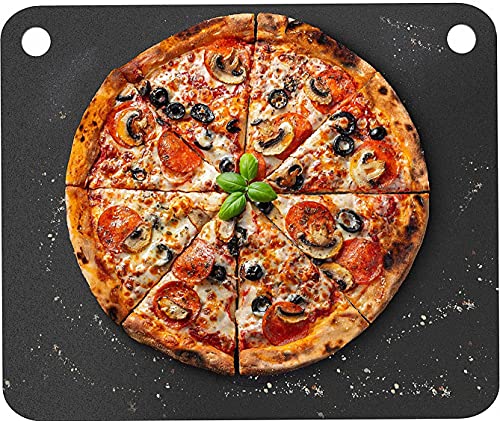 Primica Pizza Steel for Oven - 16” x 13.4” x ¼” Durable Baking Steel as Alternative to Pizza Stone - High Quality Steel for BBQ Grill and Bakings